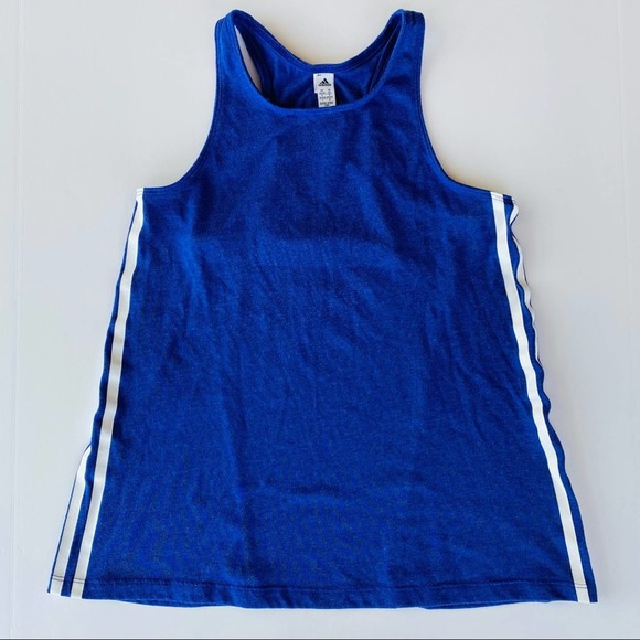 Adidas | @ Keyhole 3 Stripe Youth Tank XS - Picture 1 of 7